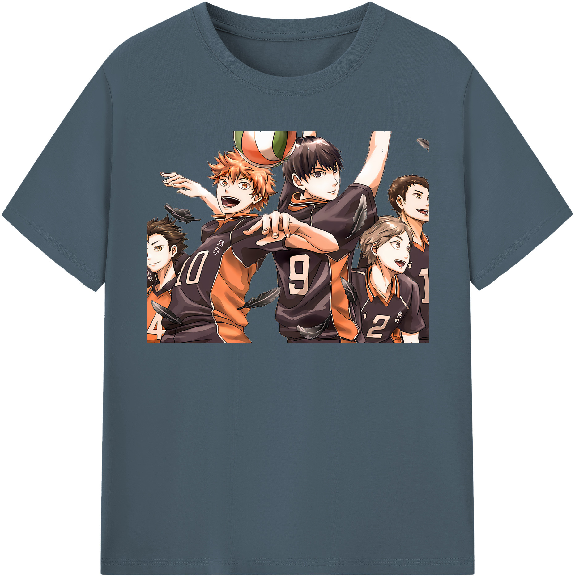 （画像用） ハイキュー!! Haikyu!! 綿100％半袖Tシャツ（フロントプリント）